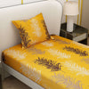 Printed Leaf Design Bedsheet With Pillow Covers CHP21 | Dream Care