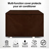 Waterproof and Dustproof Split Outdoor AC Cover, Coffee