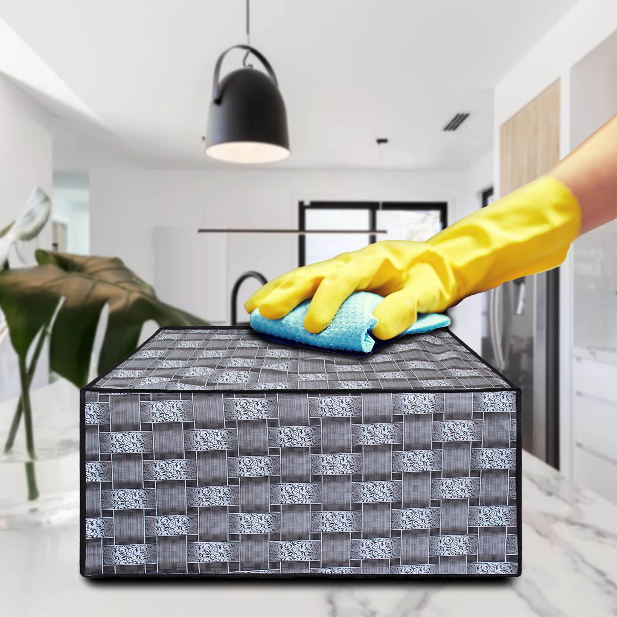 Microwave Oven Cover With Adjustable Front Zipper, SA42