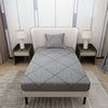 Printed Cross Design Bedsheet With Pillow Covers CHP24 | Dream Care