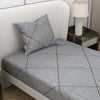 Printed Cross Design Bedsheet With Pillow Covers CHP24 | Dream Care