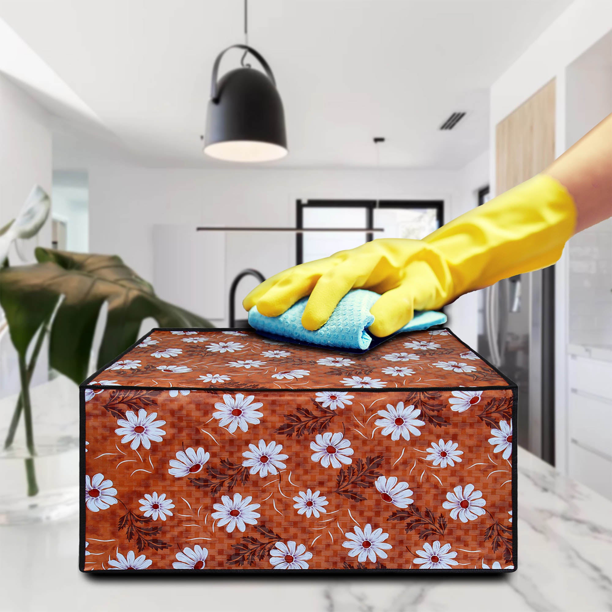 Microwave Oven Cover With Adjustable Front Zipper, SA49