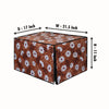 Microwave Oven Cover With Adjustable Front Zipper, SA49