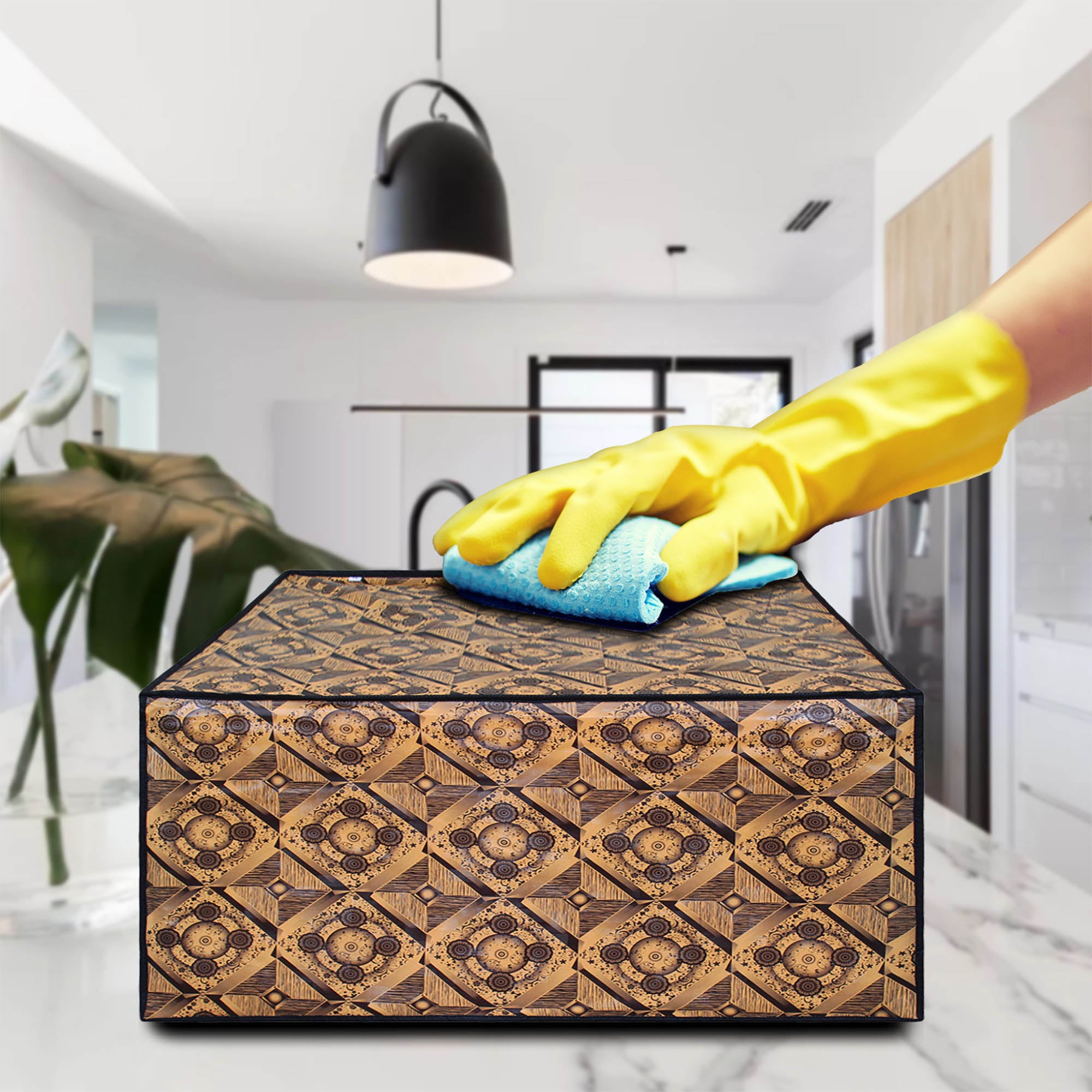 Microwave Oven Cover With Adjustable Front Zipper, SA56