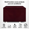 Waterproof and Dustproof Split Outdoor AC Cover, Maroon