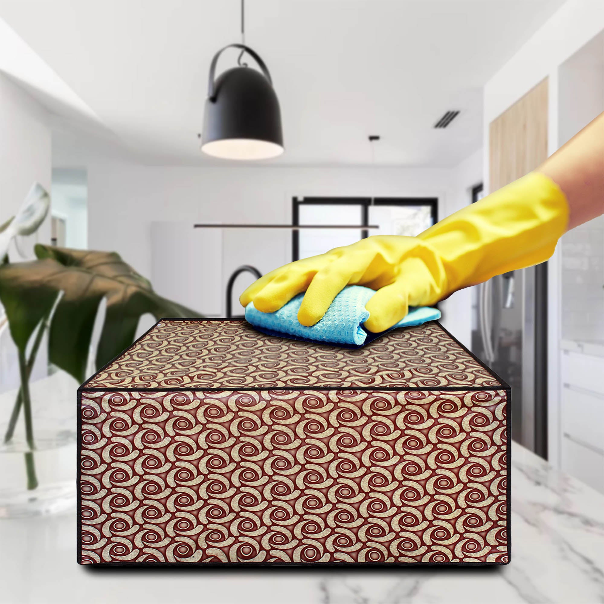 Microwave Oven Cover With Adjustable Front Zipper, SA58