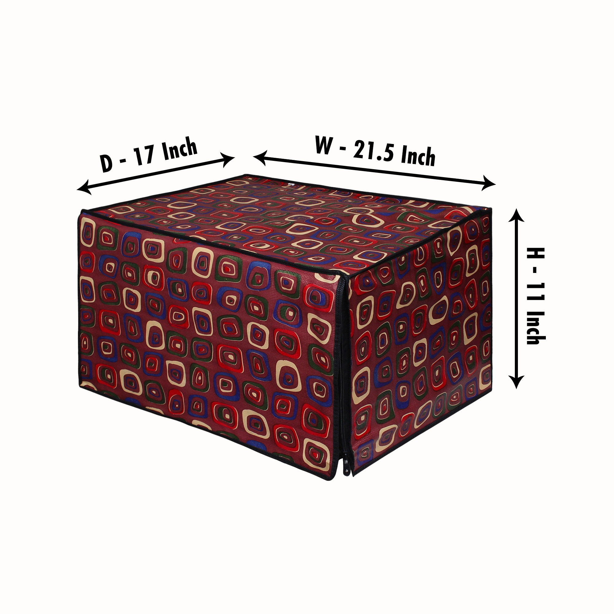 Microwave Oven Cover With Adjustable Front Zipper, SA72