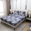 Printed Leaf Design Bedsheet With Pillow Covers CHP27 | Dream Care