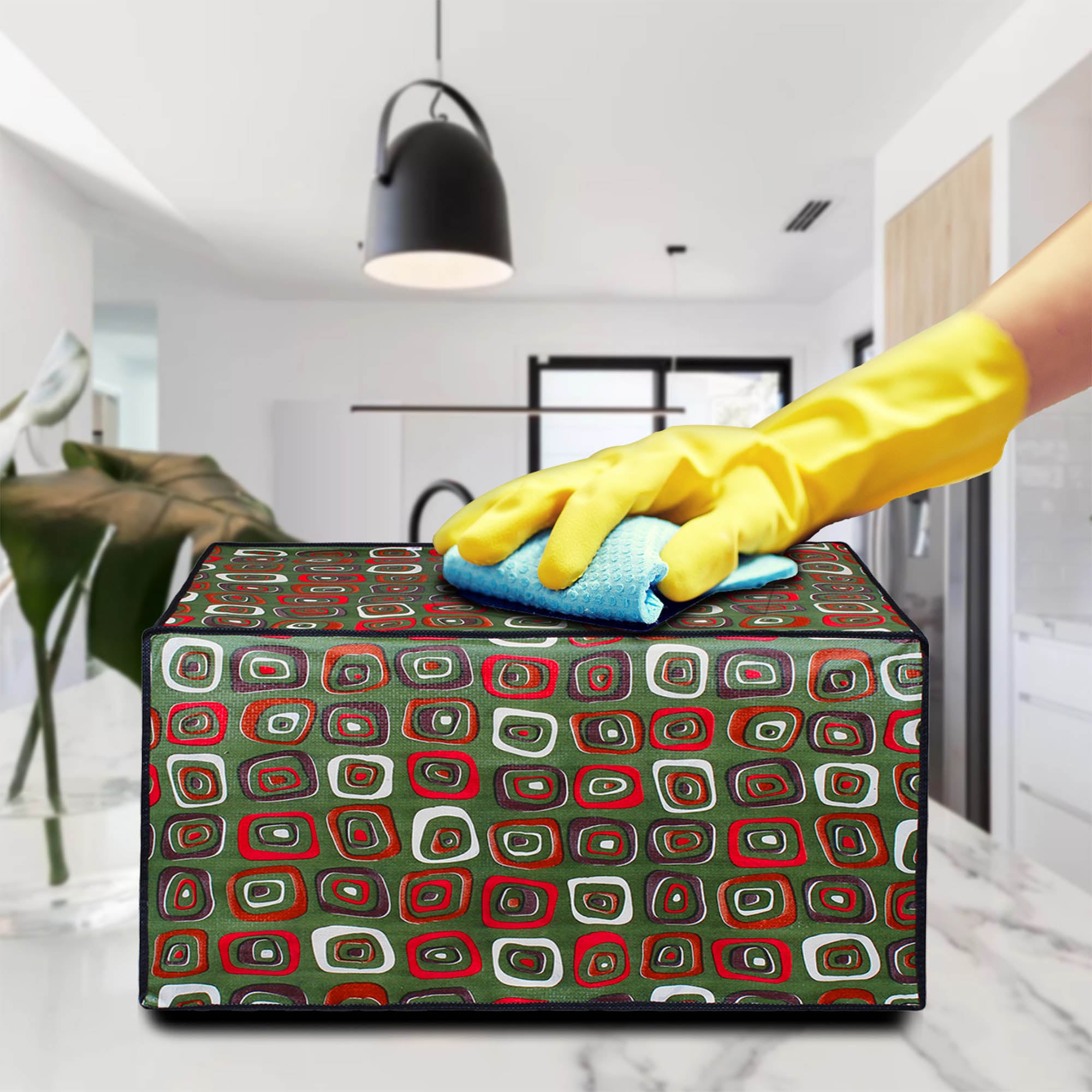 Microwave Oven Cover With Adjustable Front Zipper, SA63