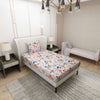 Printed Flower Design Bedsheet With Pillow Covers CHP28 | Dream Care