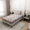 Printed Flower Design Bedsheet With Pillow Covers CHP28 | Dream Care