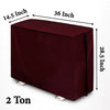 Waterproof and Dustproof Split Outdoor AC Cover, Maroon