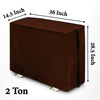 Waterproof and Dustproof Split Outdoor AC Cover, Coffee