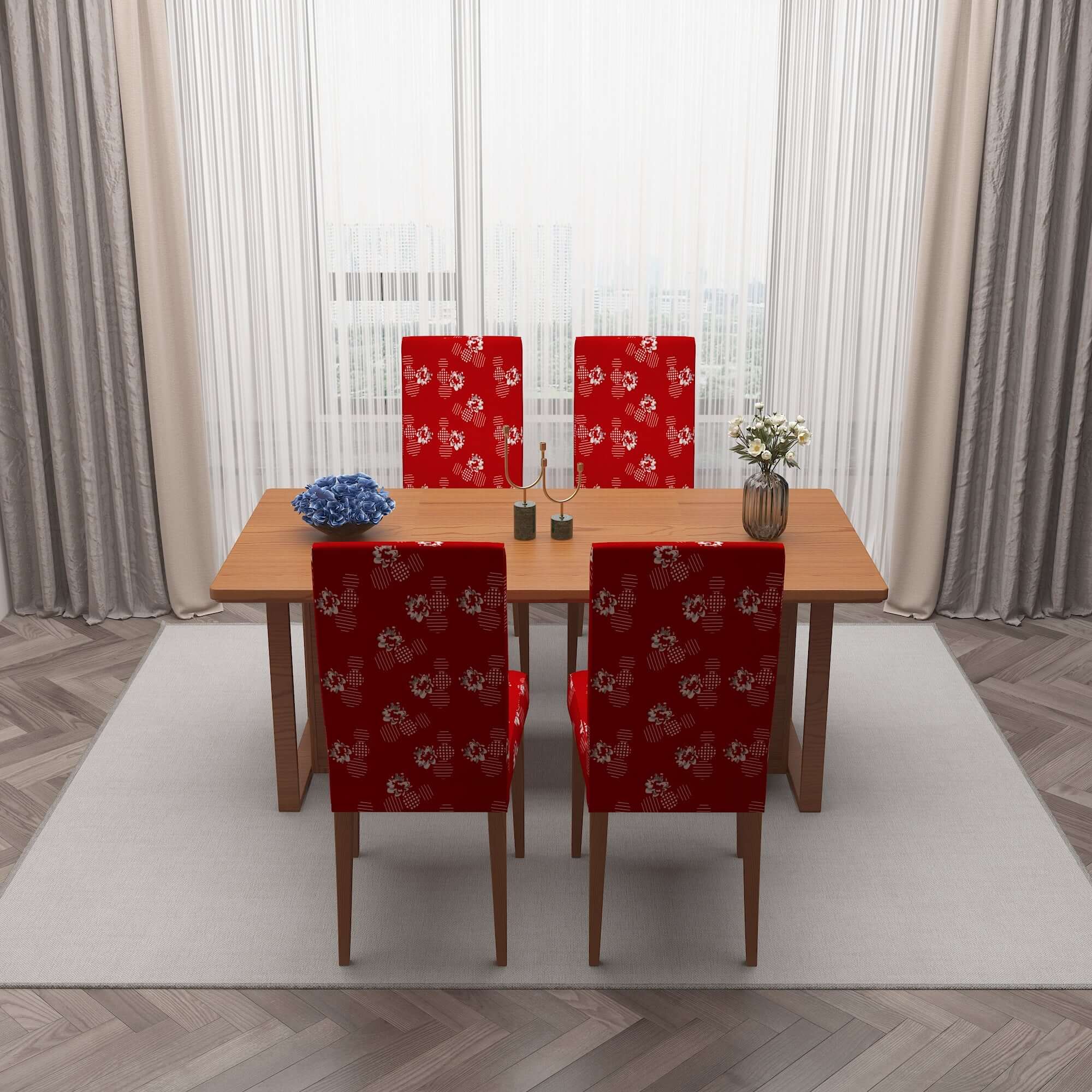 Polyester Spandex Stretchable Printed Chair Cover, MG23