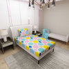 Colorful Printed Bedsheet Trio with pillow covers