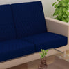 Amber Quilted Waterproof Sofa Seat Protector Cover with Stretchable Elastic, Blue