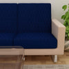 Amber Quilted Waterproof Sofa Seat Protector Cover with Stretchable Elastic, Blue