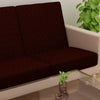 Amber Quilted Waterproof Sofa Seat Protector Cover with Stretchable Elastic, Coffee