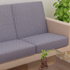 Amber Quilted Waterproof Sofa Seat Protector Cover with Stretchable Elastic, Grey
