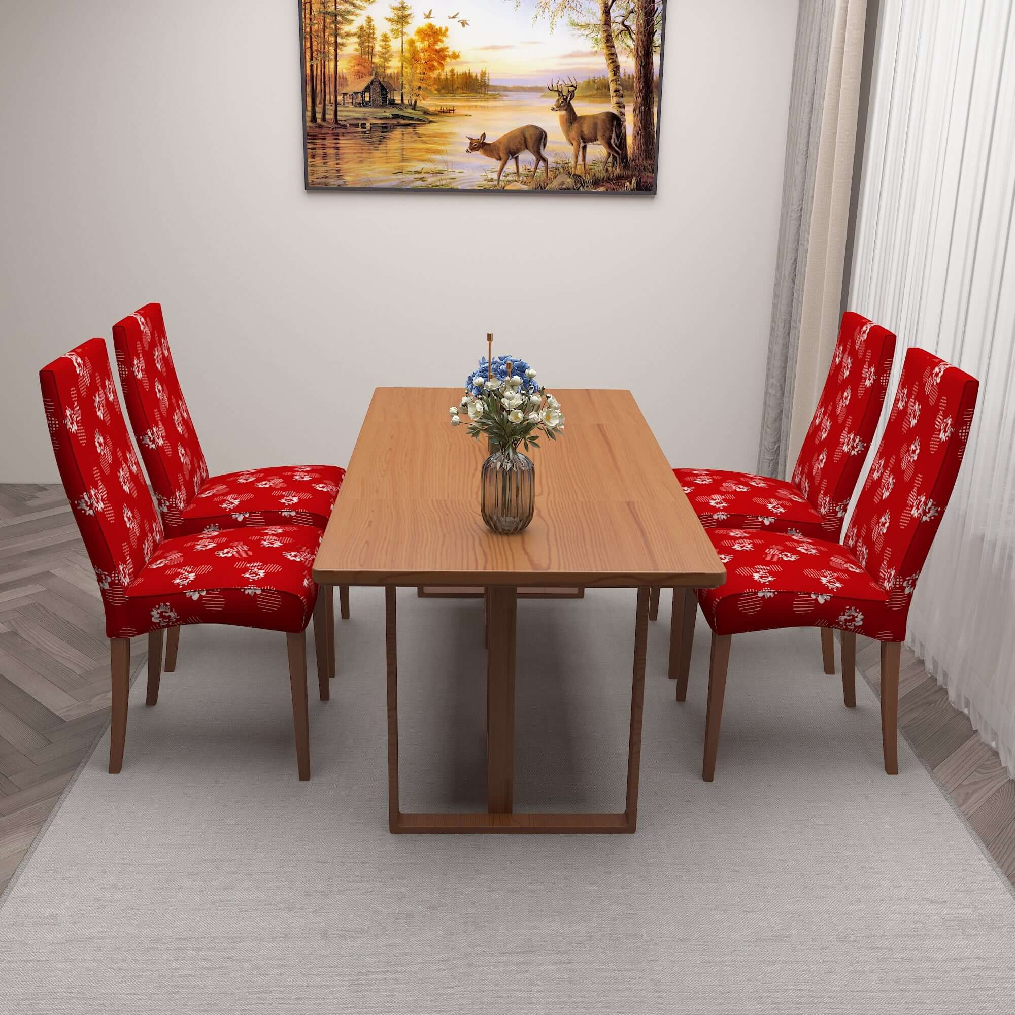 Polyester Spandex Stretchable Printed Chair Cover, MG23
