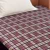 Waterproof Mattress Protector with 360 Degree Elastic Strap, Luxury Terry Printed (Grey, Available in 16 Sizes)