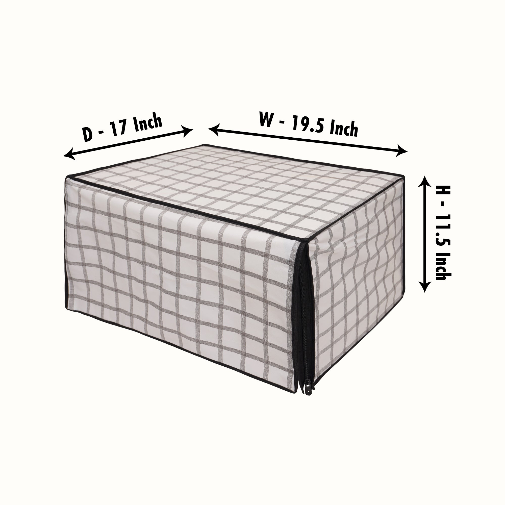 Microwave Oven Cover With Adjustable Front Zipper, CA08