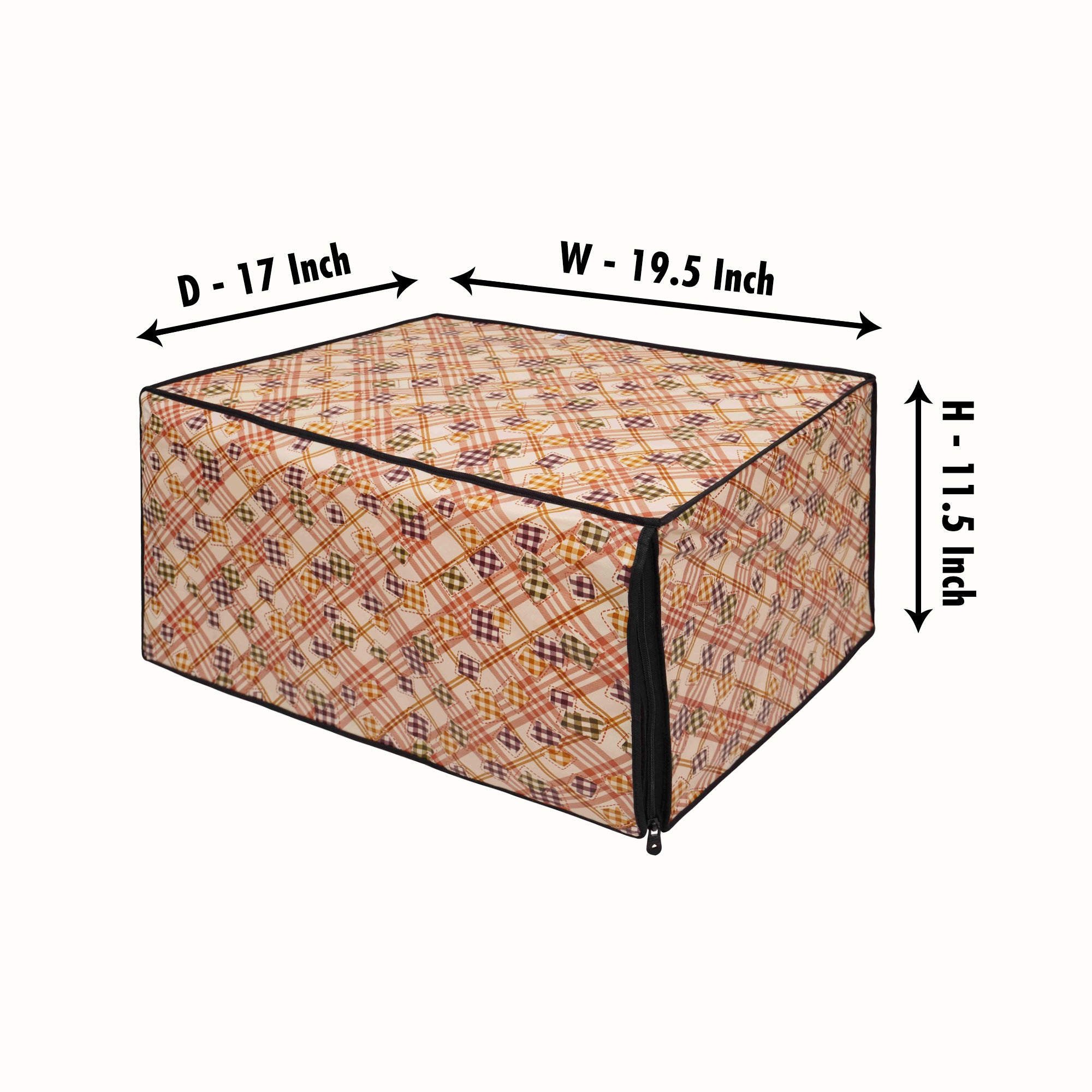 Microwave Oven Cover With Adjustable Front Zipper, CA11