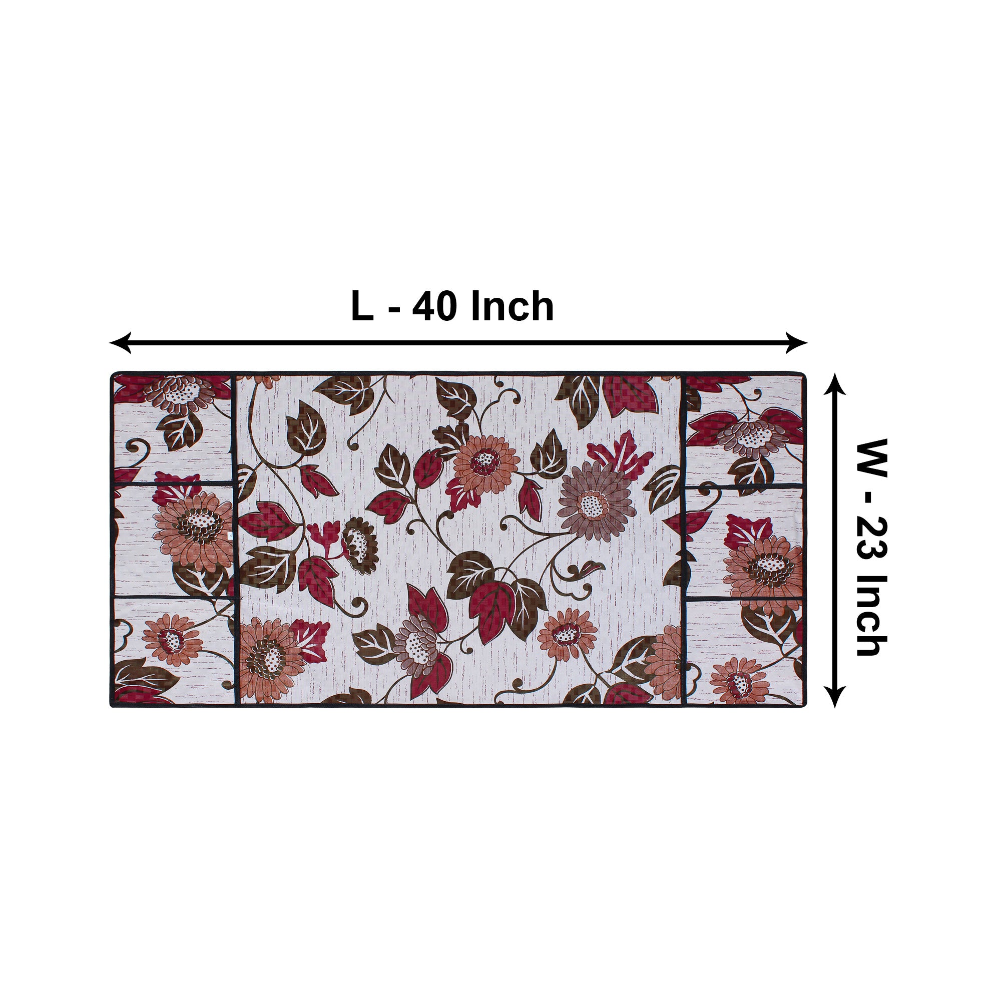 Waterproof & Dustproof Printed Fridge Top Cover, SA21