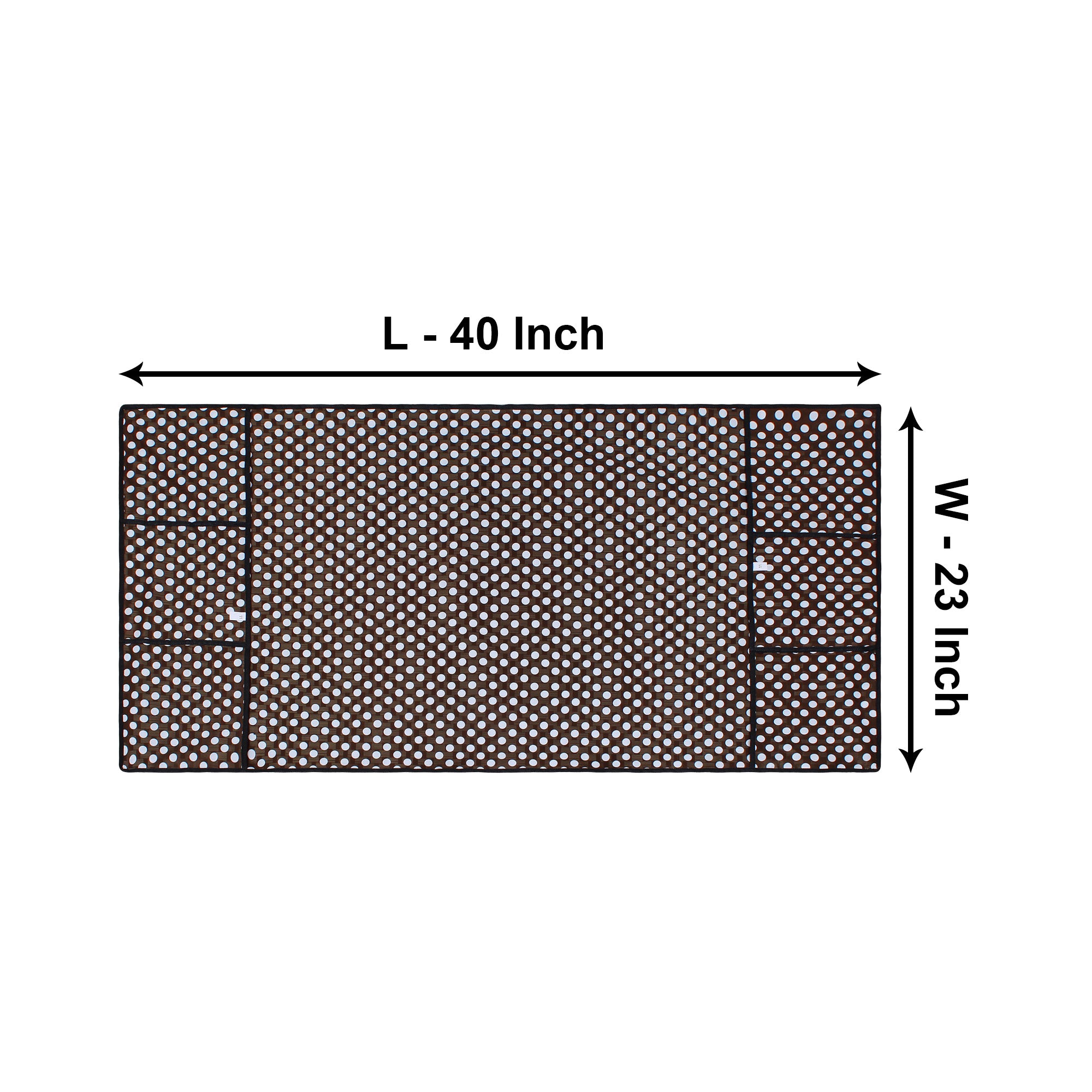 Waterproof & Dustproof Printed Fridge Top Cover, SA28