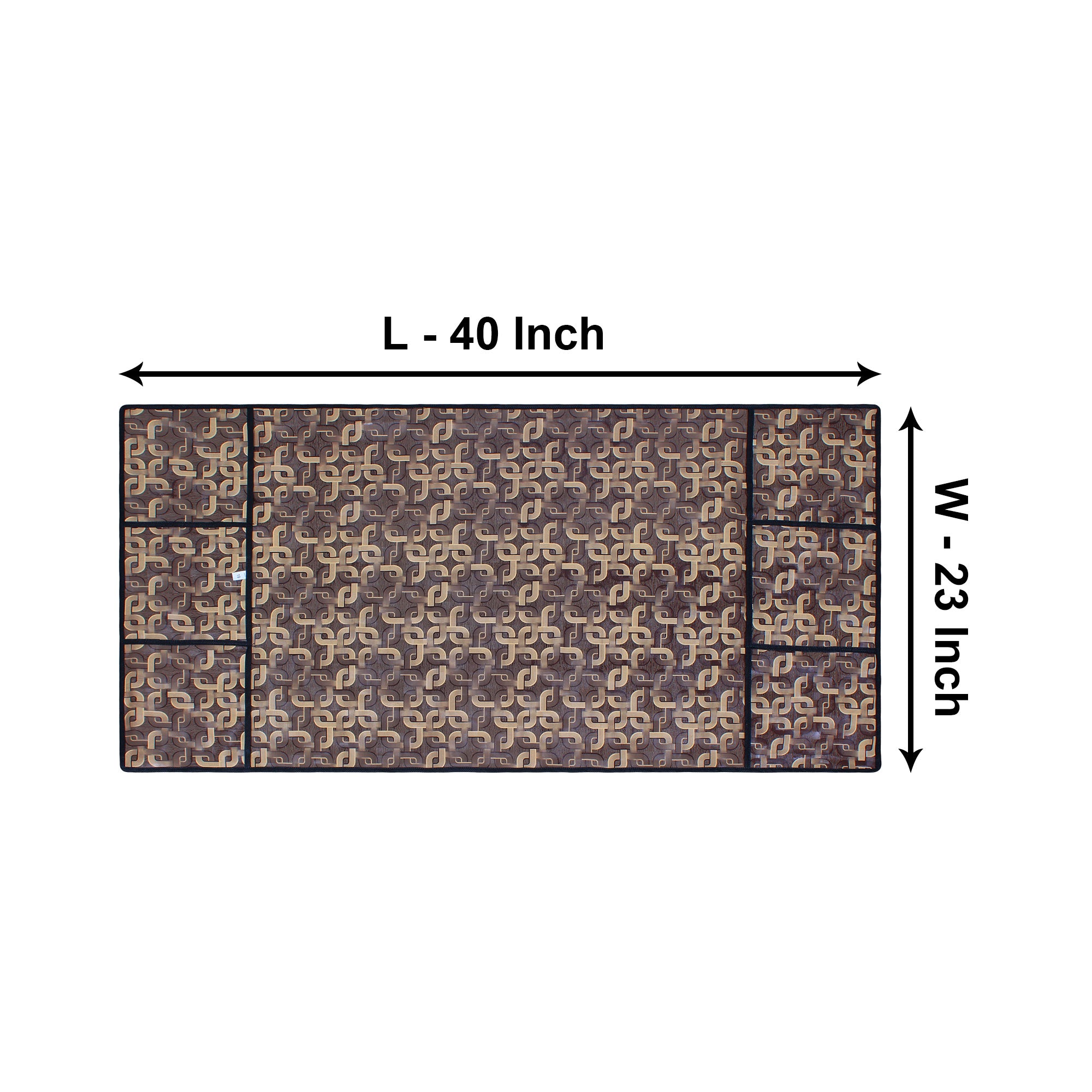 Waterproof & Dustproof Printed Fridge Top Cover, SA39