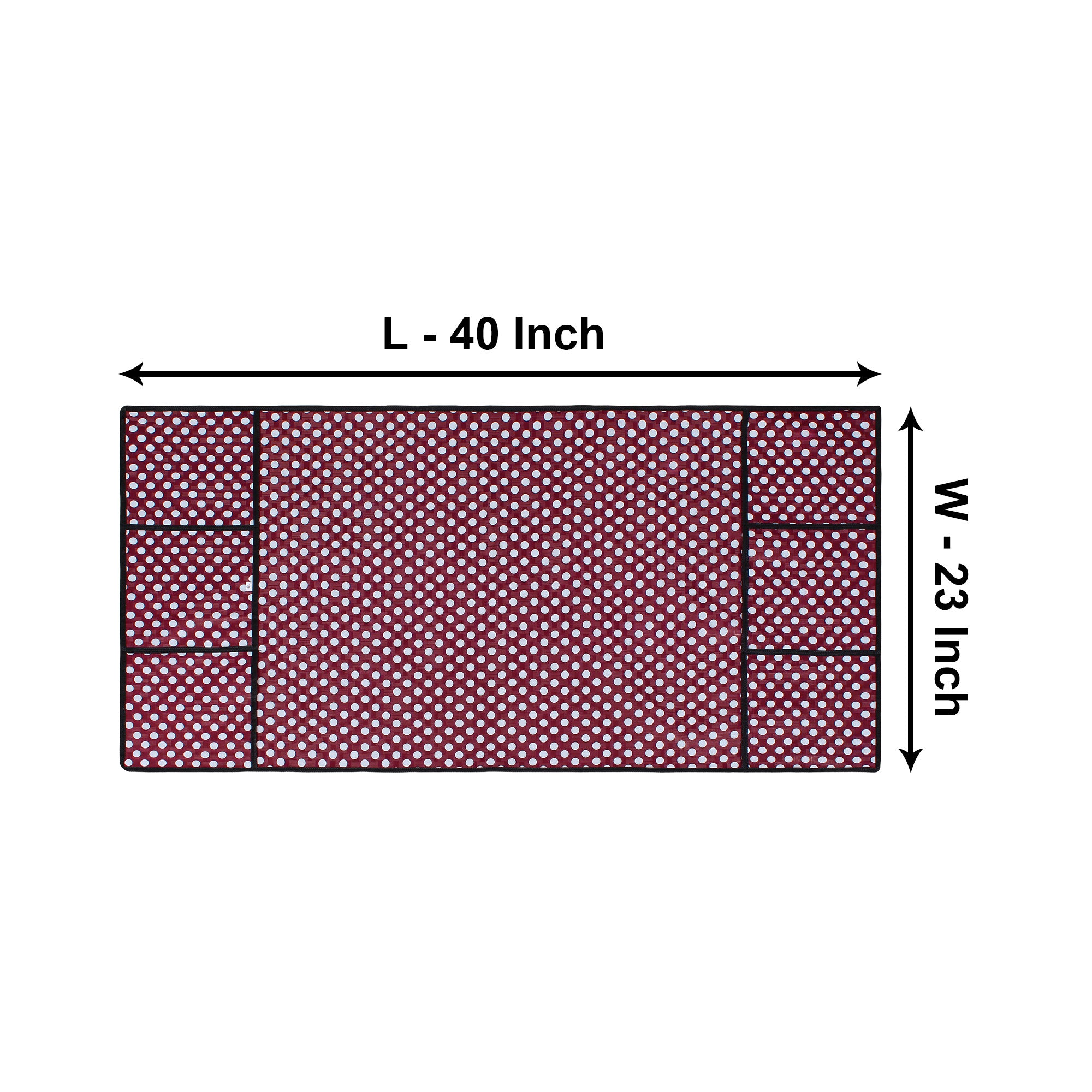 Waterproof & Dustproof Printed Fridge Top Cover, SA46