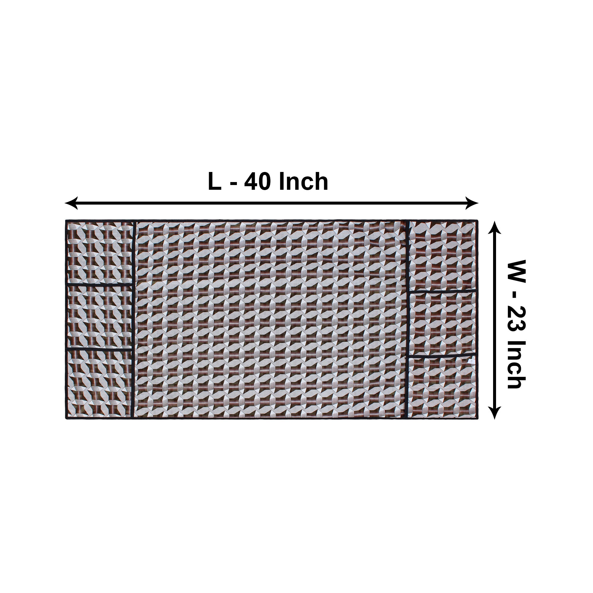 Waterproof & Dustproof Printed Fridge Top Cover, SA09
