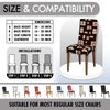 Polyester Spandex Stretchable Printed Chair Cover, MG29