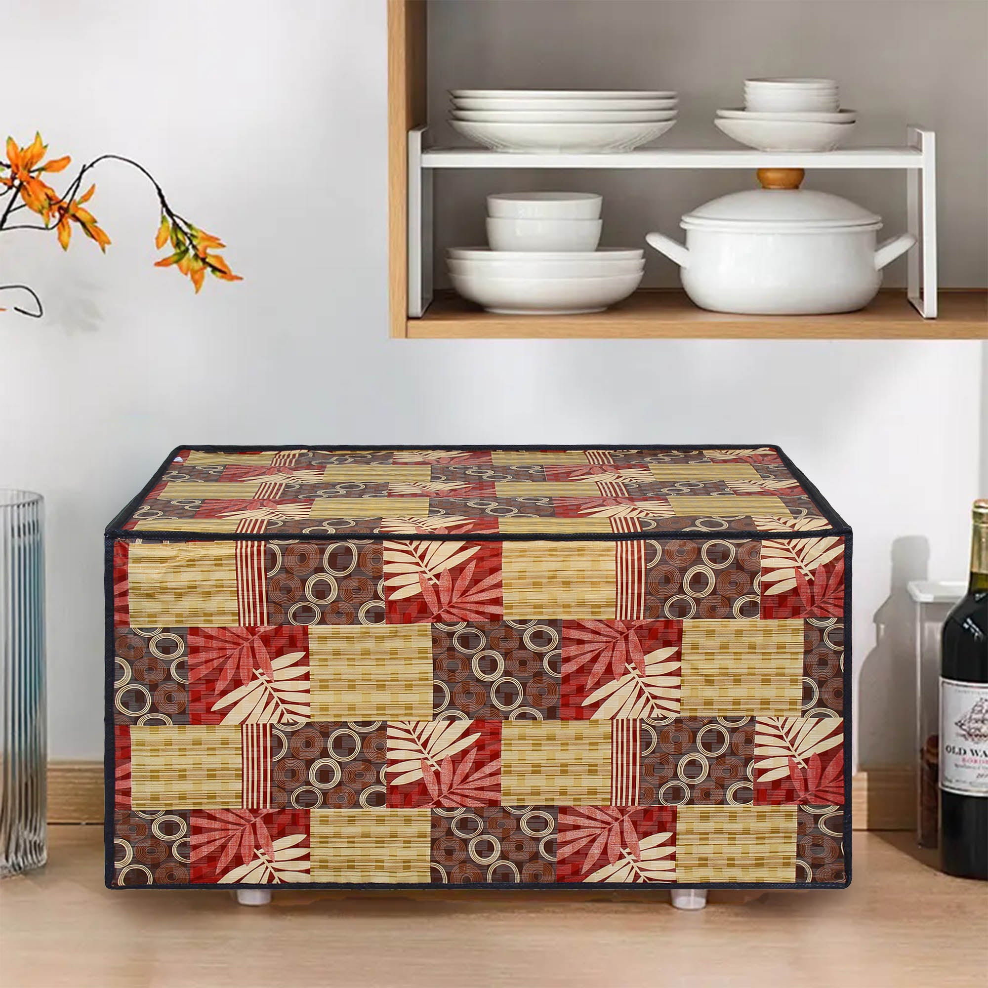 Microwave Oven Cover With Adjustable Front Zipper, SA01