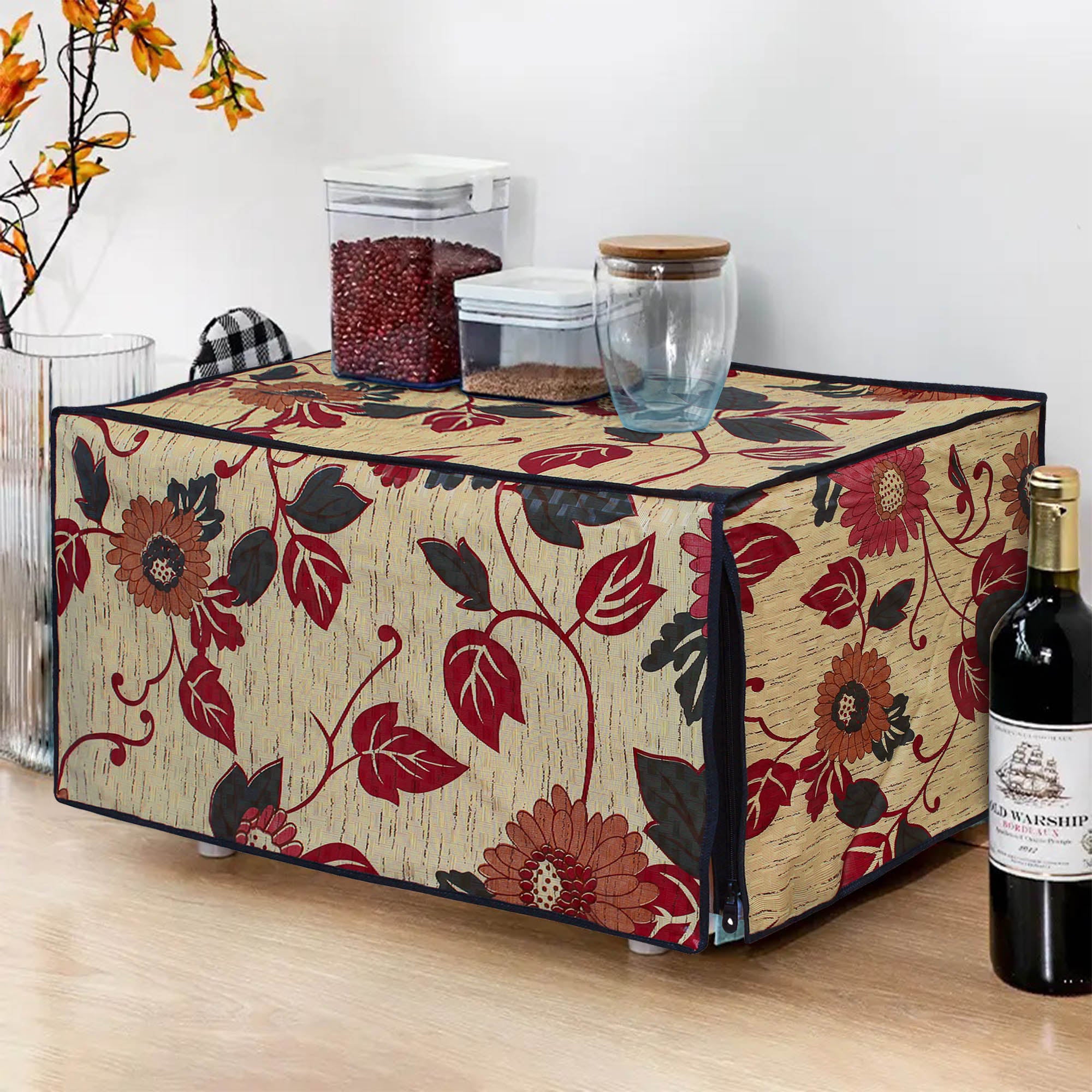 Microwave Oven Cover With Adjustable Front Zipper, SA03