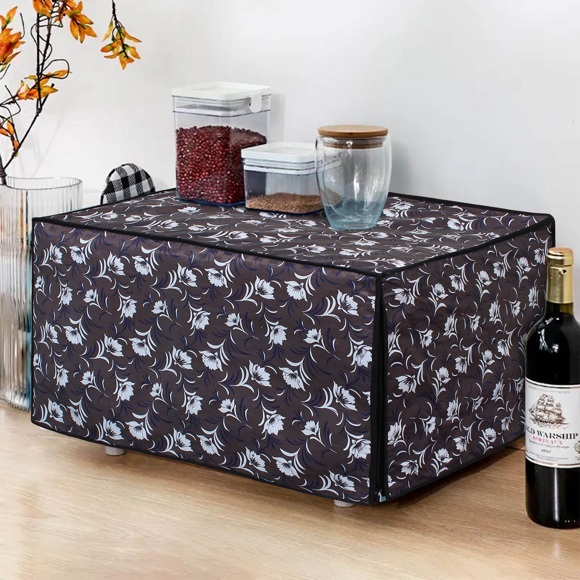 Microwave Oven Cover With Adjustable Front Zipper, SA05