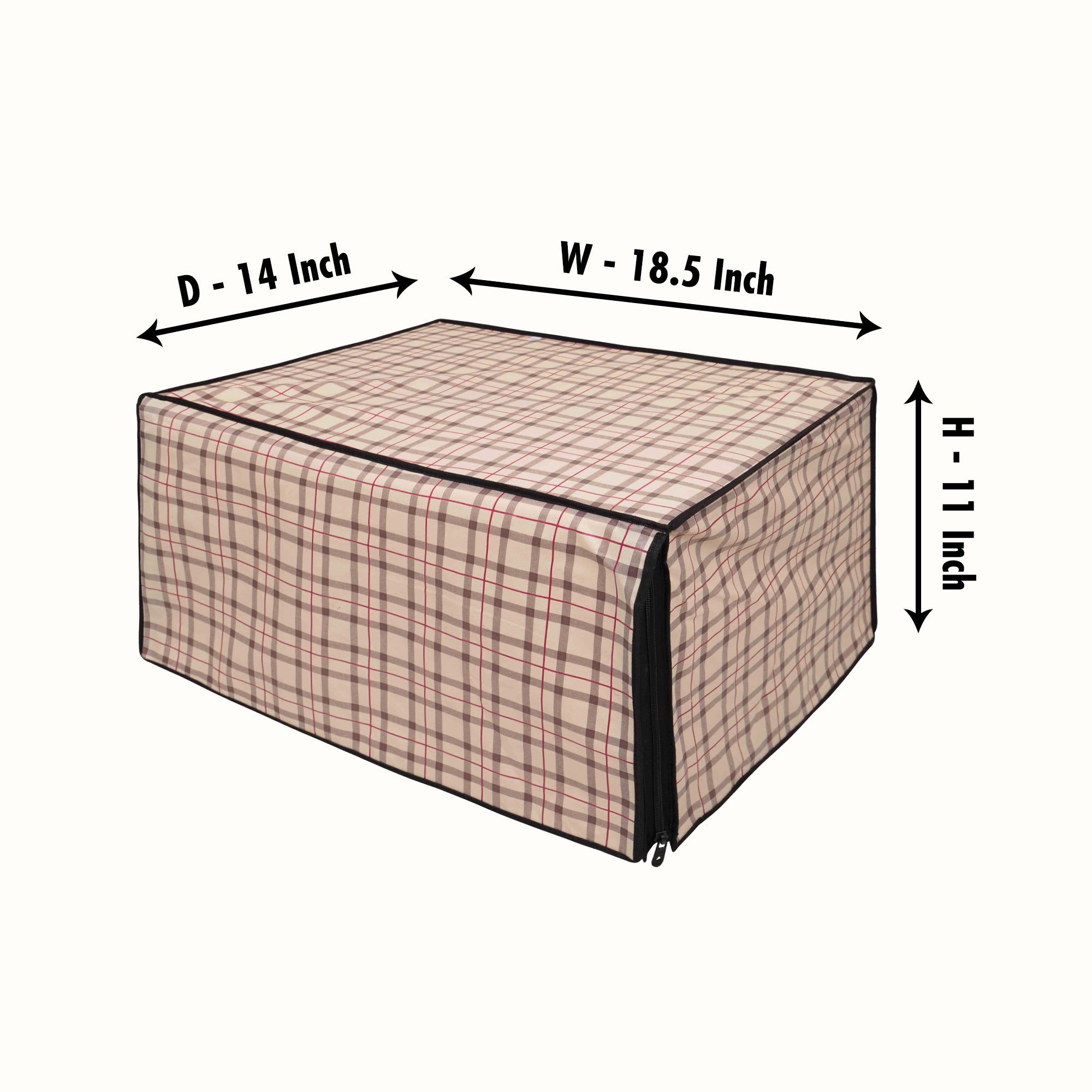 Microwave Oven Cover With Adjustable Front Zipper, CA03