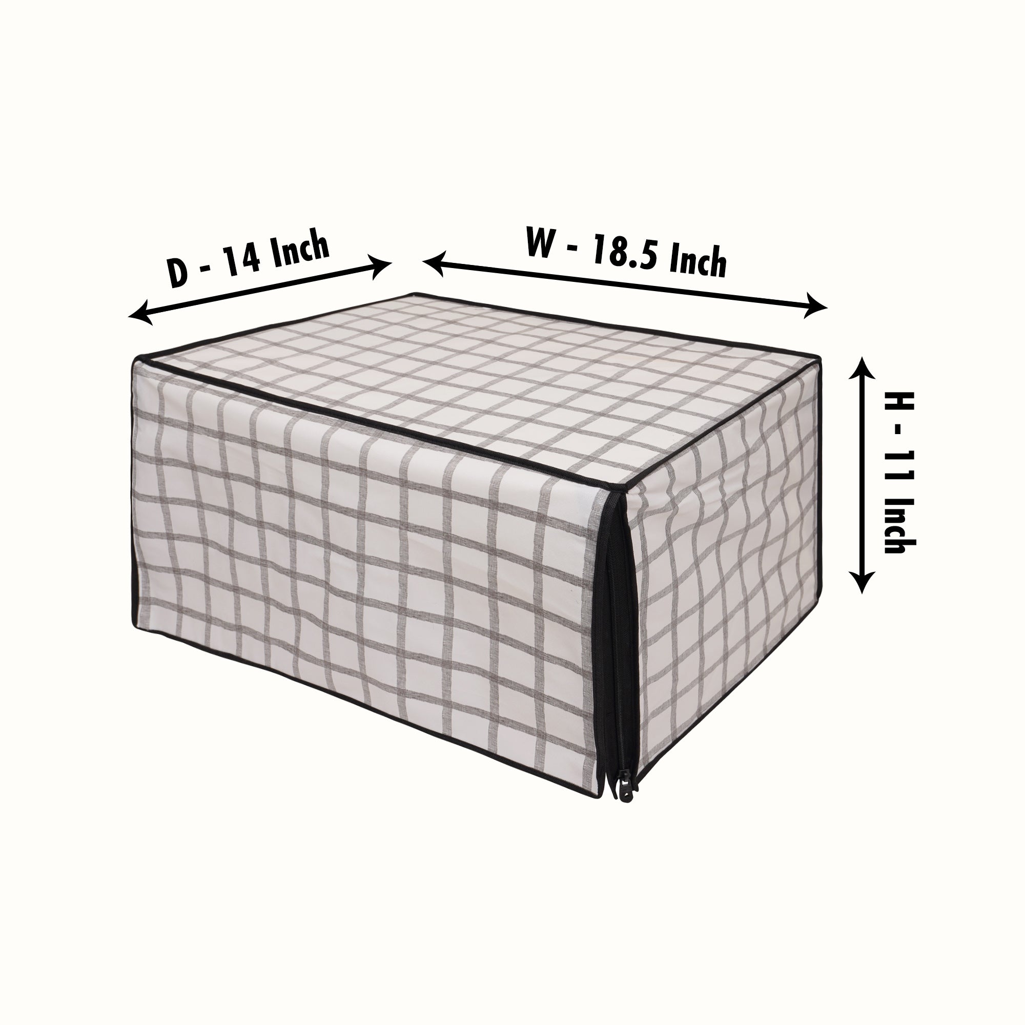 Microwave Oven Cover With Adjustable Front Zipper, CA08