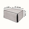 Microwave Oven Cover With Adjustable Front Zipper, CA08