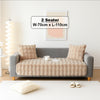 Dream Care Premium Rabbit Fur Sofa Cover for L-Shape & 1,2,3 & 4 Seater Sofas || Luxury Plush Sofa Protector || Soft Couch Cover for Living Room