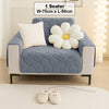 Dream Care Premium Square Fur Sofa Cover for L-Shape & 1,2,3 & 4 Seater Sofas || Luxury Plush Sofa Protector || Soft Couch Cover for Living Room