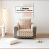 Dream Care Premium Rabbit Fur Sofa Cover for L-Shape & 1,2,3 & 4 Seater Sofas || Luxury Plush Sofa Protector || Soft Couch Cover for Living Room