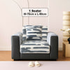 Dream Care Premium Pencil Fur Sofa Cover | Luxury Plush Sofa Protector | Soft Couch Cover for Living Room