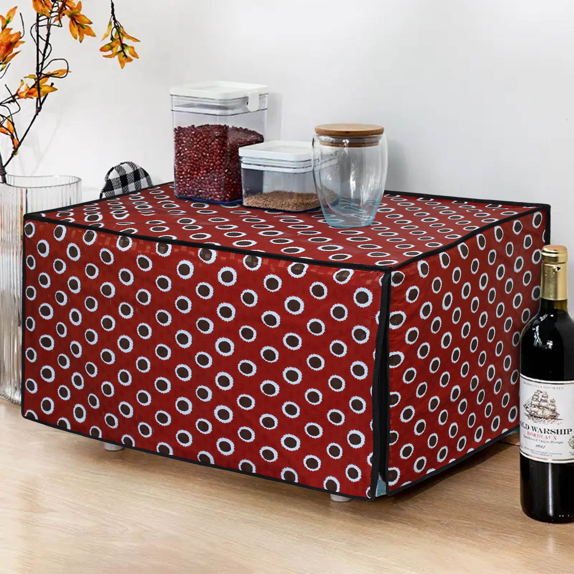 Microwave Oven Cover With Adjustable Front Zipper, SA11