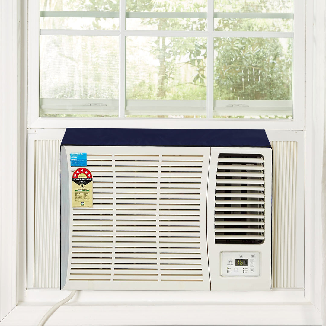 Waterproof and Dustproof Window AC Cover, Blue