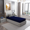 Waterproof Mattress Protector with 360 Degree Elastic Strap, Cotts Wonder Lycra (Blue, Available in 16 Sizes)