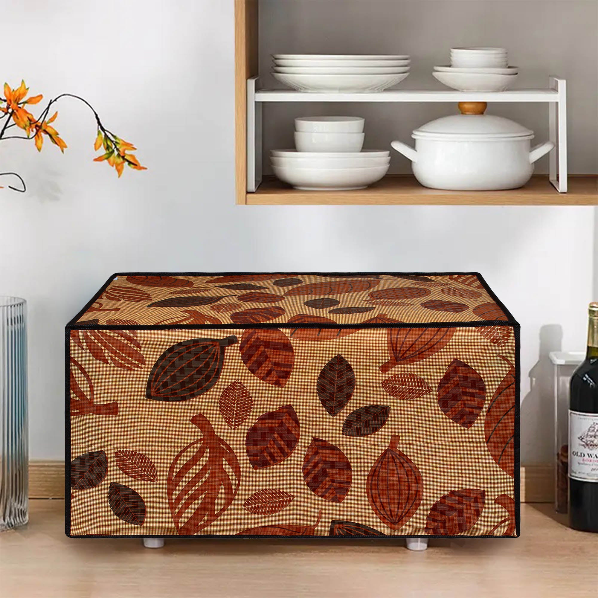 Microwave Oven Cover With Adjustable Front Zipper, SA19
