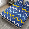 Colourful Printed Bedsheet Cross Design With Pillow Covers