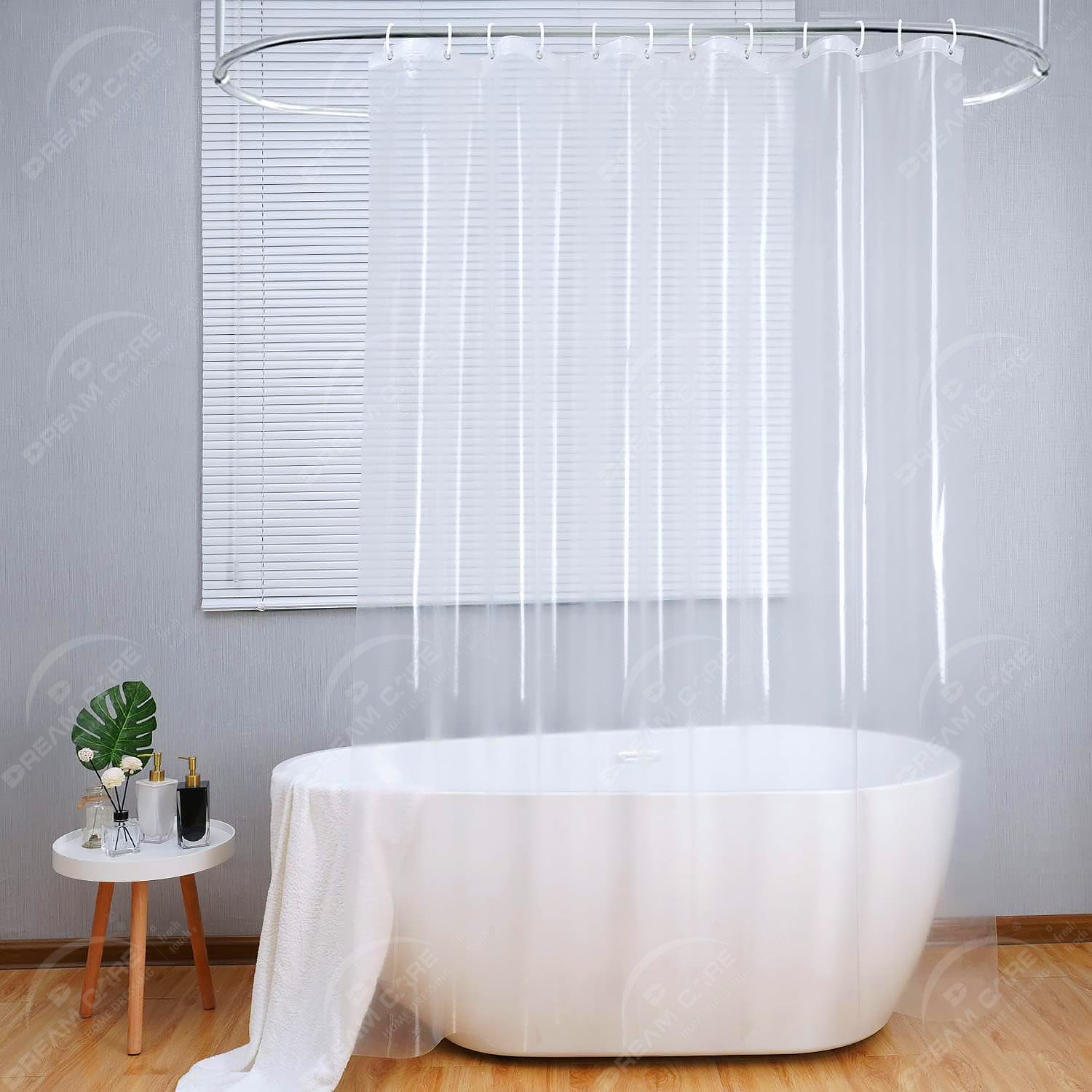 Solid Transparent Curtains | High Quality | Home, Kitchen & Office