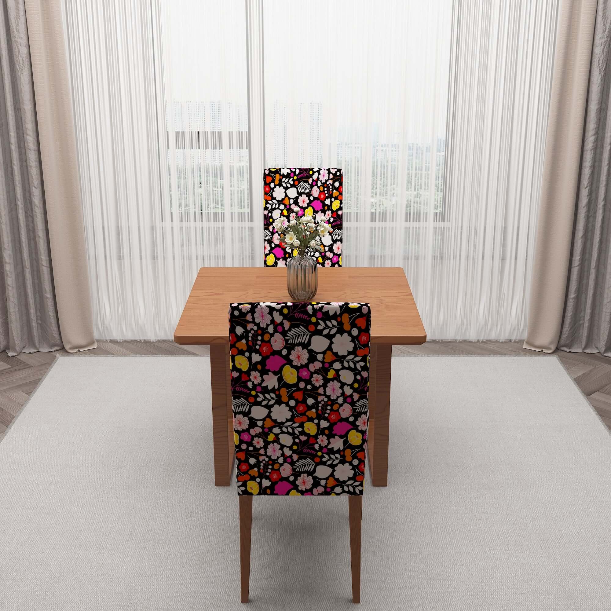 Polyester Spandex Stretchable Printed Chair Cover, MG04